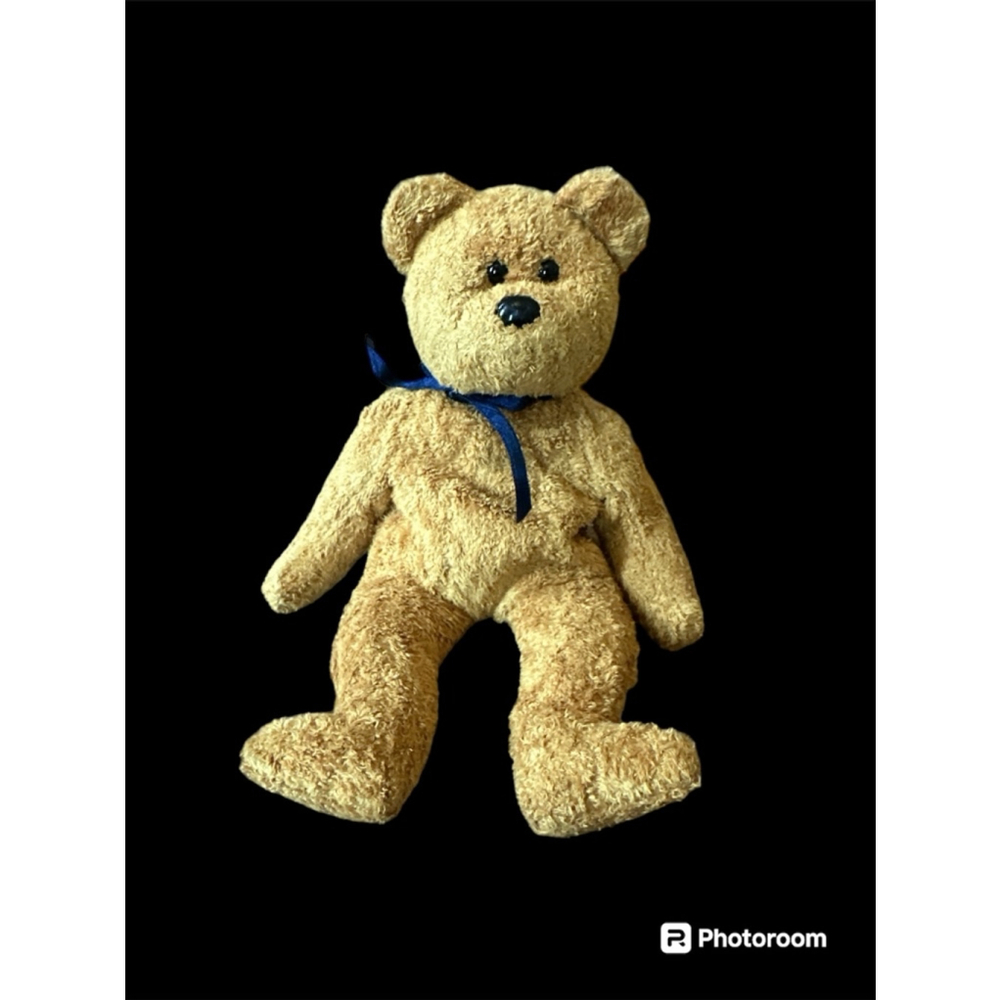 Ty Beanie Baby - Fuzz 9", Retired, Tag Unisex Fuzz Stuffed Animal Brown One Size